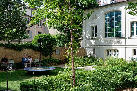 L'atelier d'Eugène Delacroix (construit au milieu du XIXe siècle), à Paris.