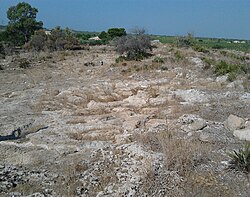 Panorama bildo de la okcidenta parto de la situo