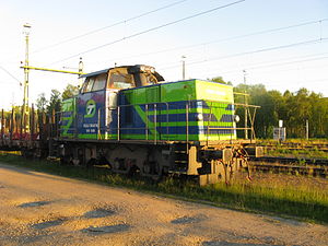 V4 140 der TGOJ in Gällivare