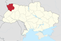 Oblast de Volinia - Localizazion