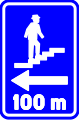 F51b: Crossing for pedestrians above ground