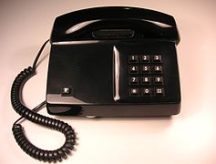 Ericssons erstes Drucktastentelefon Diavox (zusammen mit Televerket entwickelt), schwedisches Standardtelefon ab 1978