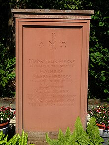 Franz Merke (1893–1975) Arzt, Chirurg, Hochschullehrer, Chefarzt, Autor und Medizinhistoriker. Grab, Friedhof am Hörnli