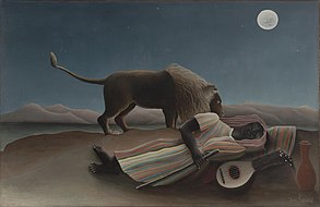 Анри Руссо. Спящая цыганка, 1897