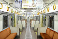 Interior of a refurbished 413 series set in February 2015