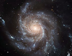 Messier 101 na snímku z Hubbleova vesmírného dalekohledu