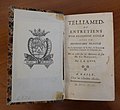 Página de título e frontispício para Telliamed por Benoît de Maillet (1749)