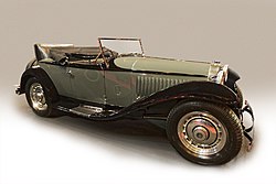 Bugatti Type 50 Roadster mit Notsitz