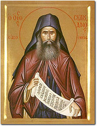 Ikona sv. Silvána z Athosu