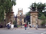 Trinity College, gatepiers and grille