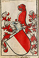 Brackenhaupt im Wappen der Herren von Urbach