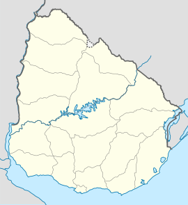 Montevideo na mapi Urugvaja
