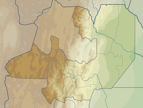 Voir sur la carte topographique de Salta