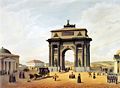Триумфальная арка в Москве, на площади Тверской заставы (1848)