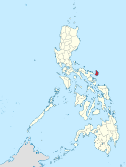 Mapa ning Labuad Bicol ampong Catanduanes ilage