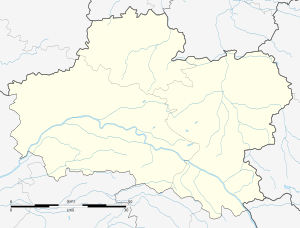 沙蒂永科利尼在卢瓦雷省的位置