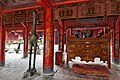 The "Turtle Carrying Crane on its Back" statue in Văn Miếu (Temple of Literature) in Hà Nội, Vietnam