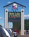 Mole Lake Casino sign