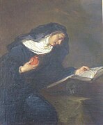 Bazzani (1690-1769), Une sainte lisant.