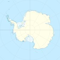Browning på en karta över Antarktis