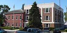 Dixon County, Nebraska courthouse from NW 2.JPG