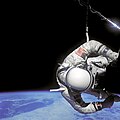 Aldrin űrséta közben