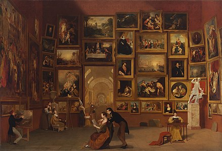 A Galeria do Louvre 1831-1833