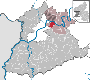 Poziția ortsgemeinde Longuich pe harta districtului Trier-Saarburg