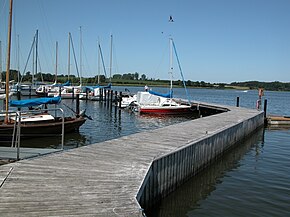 Mole der Marina Hülsen