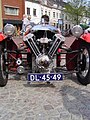 Watergekoeld JAP-motorblok in een Morgan Super Sport uit 1934