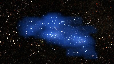 Visualization of the Hyperion proto-supercluster found within COSMOS seen by VIMOS.[8]