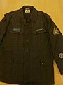 Jacke zum "Pilotanzug" mit Kennzeichen eines Helfers im Bergungsdienst bis 1994