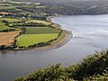 Trégarvan et l'Aulne maritime vus depuis le belvédère de Rosnoën.