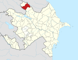 Distretto di Zaqatala – Localizzazione