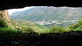 چشم انداز روستای گردشگری لرد از درون غار