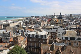 A view of the centre of Dieppe in July 2022