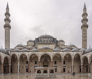 Moskeo de Sulejmano en Istanbulo