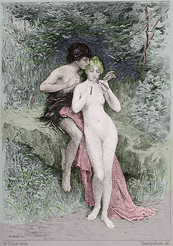 Dafnis a Chloé, obraz Raphaëla Collina