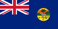 Сцяг Брытанскай калоніі Гамбія 1889 — 18 лютага 1965