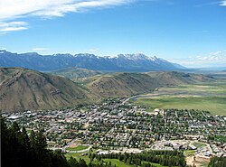 Jackson viewed from Snow King Mountain in June 2007