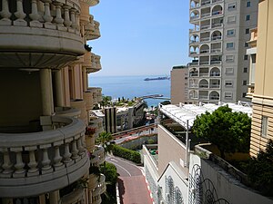 A view of the Mediterranean in La Rousse