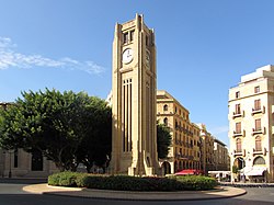 The Clock Tower center of Nejmeh Square