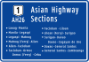 Asian highway segments