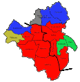 2019 results map