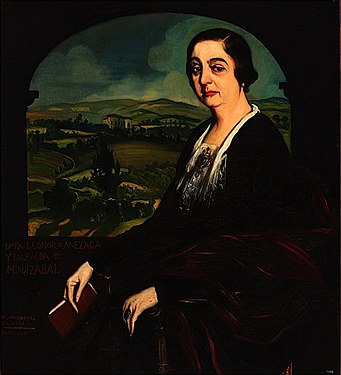 Retrato de dona Leonor de Amezaga y Balparda de Mendizabal, 1924, Museo de Belas Artes da Coruña.