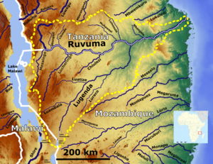 A bacia hidrográfica do Rio Rovuma