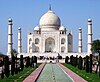 The mausoleum of the Taj Mahal