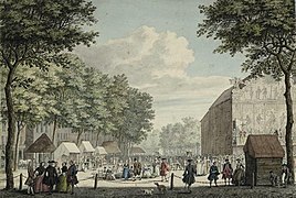 Le Vredenburg à Utrecht, 1760