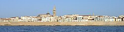 View of Alghero from the sea.