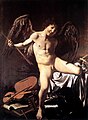 Amor Vincit Omnia. 1602–03 Caravaggio o tiskouez Eros kreñvoc'h evit oberennoù all an dud: brezel, arz, politikerezh.